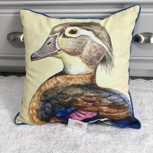 Betsy Drake WoodDuck Outdoor Throw Pillow